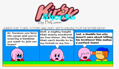 Http - //www - Smackjeeves - Com/comicprofile - Phpid - Kirby's Return To Dreamland Comic, HD Png Download, Transparent PNG