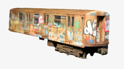 #freetoedit #remixit #train #subway #graffiti #vehicle - O Scale Subway Trains, HD Png Download, Transparent PNG