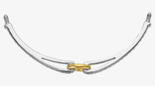 Two-tone Open Circle Fashion Bracelet Bar, Small - Necklace, HD Png Download, Transparent PNG
