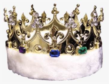 Silver King Crown Png - King Crown With Fur, Transparent Png, Transparent PNG