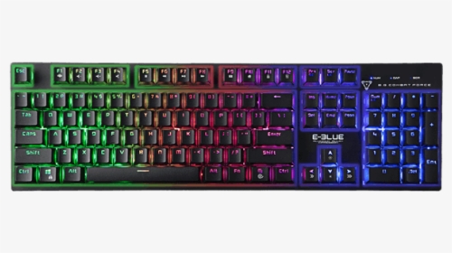 E Blue Gaming Keyboard, HD Png Download, Transparent PNG
