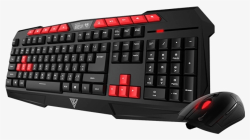 Ares V2 Essential Combo, 3200 Dpi, Wired Usb, Black/red, - Gamdias Ares Gkc100, HD Png Download, Transparent PNG