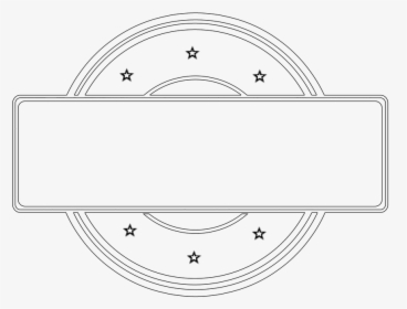 Blank Logo Banner Png - Circle, Transparent Png, Transparent PNG