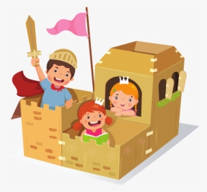 Cookout Clipart End - Cardboard Box Play Clipart, HD Png Download, Transparent PNG