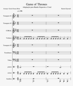 Transparent Tuba Banda Png - Sheet Music, Png Download, Transparent PNG