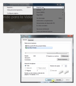 Imprimir - Herramientas De Internet Explorer, HD Png Download, Transparent PNG
