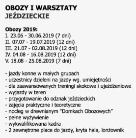 Obozy I Warsztaty jeździeckie  obozy - Hand Print Clip Art, HD Png Download, Transparent PNG