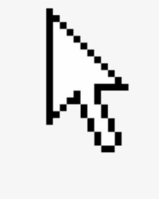 #computer #hand #computerhand #black #white #overlay - Computer Mouse Cursor, HD Png Download, Transparent PNG