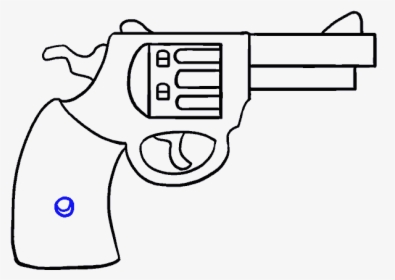 Cartoon Gun Drawing, HD Png Download, Transparent PNG