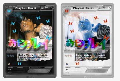 Playboi Carti Pokemon Card, HD Png Download, Transparent PNG