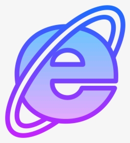 Internet Explorer Icon - Internet Explorer Icon Violet, HD Png Download, Transparent PNG