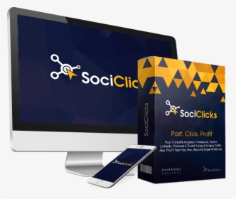 Sociclicks Review - Sociclicks, HD Png Download, Transparent PNG