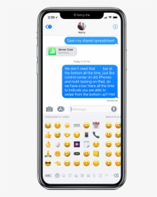 Iphone X Text Messages, HD Png Download, Transparent PNG