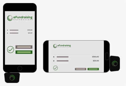 Iphones With Efunds Mobile Card Swiper To Process Campaign - Iphone, HD Png Download, Transparent PNG