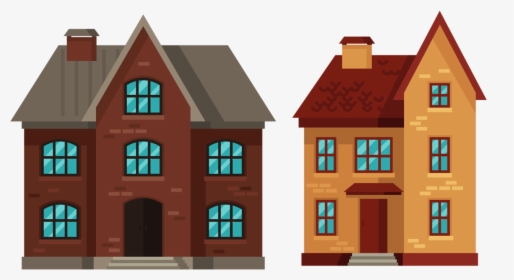 Windows Clip House - Gambar Animasi Bangunan, HD Png Download, Transparent PNG