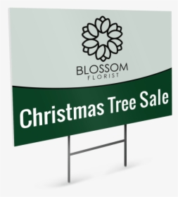 Green Christmas Tree Sale Yard Sign Template Preview - Sign, HD Png Download, Transparent PNG