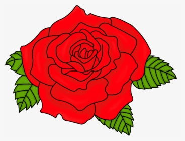 Art,garden Roses,petal - Red Rose Icon Png, Transparent Png, Transparent PNG