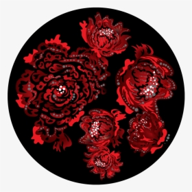 Apollo Design C2-1172 Rose Are Red Glass Pattern - Common Peony, HD Png Download, Transparent PNG