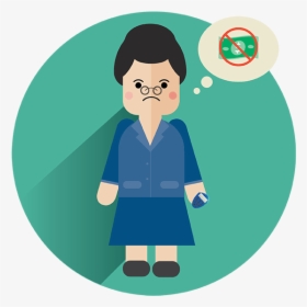 Business Woman With No Money - Cartoon, HD Png Download, Transparent PNG