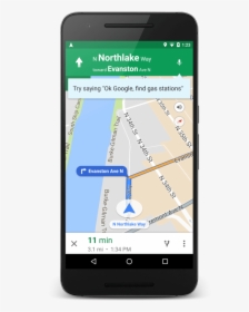 Guidednavigation-1 - Google Map Navigation Screen, HD Png Download, Transparent PNG