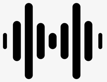 Audio Wave Filled Icon, HD Png Download, Transparent PNG