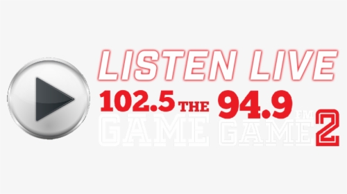 Listen Live Button New - 102.5 The Game, HD Png Download, Transparent PNG