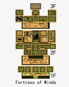 Palace Of Winds Minish Cap Map, HD Png Download, Transparent PNG