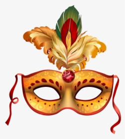 Mardi Venice Carnival Gras Mask Brazilian Party Clipart - Mask Party Png, Transparent Png, Transparent PNG