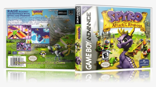 Spyro Attack Of The Rhynocs - Spyro Attack Of The Rhynocs Game Boy Advance, HD Png Download, Transparent PNG