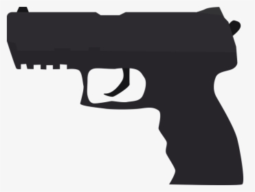 Pistol, Crime, Weapon, Criminal Case, Offence, Shoot - Gun Silhouette, HD Png Download, Transparent PNG