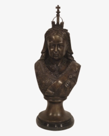 Queen Victoria Bronze Bust - Bronze Sculpture, HD Png Download, Transparent PNG