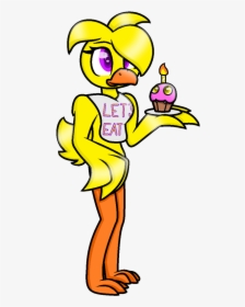 Simple Chica Drawing Wadefak - Chica Drawing, HD Png Download, Transparent PNG