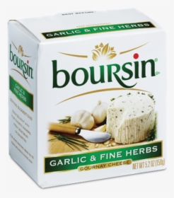 Boursin R Cheese Garlic Fine Herbs - Boursin Cheese, HD Png Download, Transparent PNG