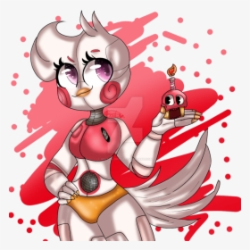 Thicc Bird Clipart , Png Download - Funtime Chica Dibujo, Transparent Png, Transparent PNG