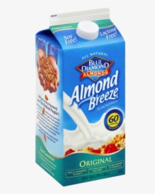 Almond Milk Png - Almond Milk Almond Breeze, Transparent Png, Transparent PNG