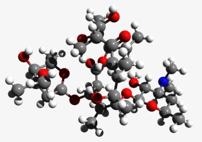 Erythromycin 3d Structure - Erythromycin Molecular Structure 3d, HD Png Download, Transparent PNG