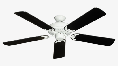 Fan Png Black And White - Ceiling Fan, Transparent Png, Transparent PNG