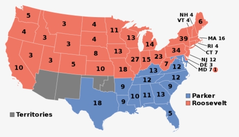 1976 Election Map, HD Png Download, Transparent PNG