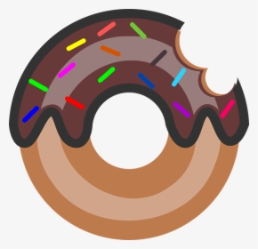 Doughnut Vector Art, Doughnut 2d Art, Doughnut Svg - Circle, HD Png Download, Transparent PNG