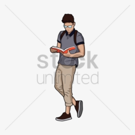 Download Man Reading Book Vector Clipart Book Illustration - Synonyms Words, HD Png Download, Transparent PNG