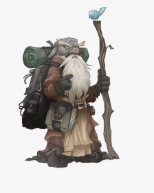 I M Currently Using Adobe Photoshop Cc 2017 And A Wacom - Gnome Druid Portrait D&d, HD Png Download, Transparent PNG