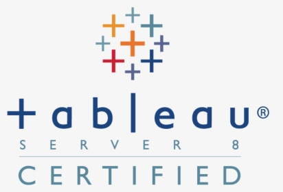 Tableau Logo Server 8 Qualified - Tableau Logo Transparent Background, HD Png Download, Transparent PNG