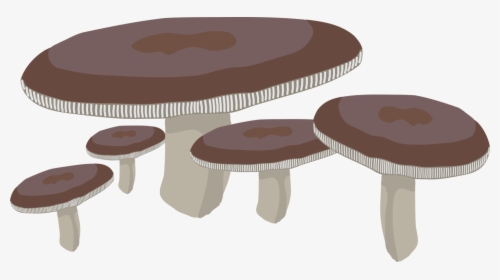 Table,stool,furniture - Flat Mushroom Png, Transparent Png, Transparent PNG