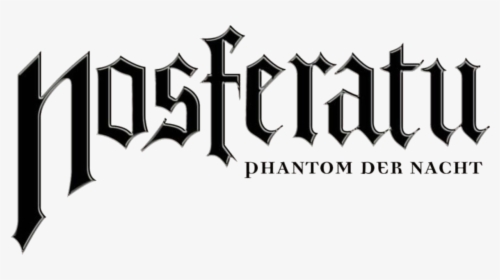 Nosferatu Phantom Der Nacht Movie Horizontal Black - Nosferatu Logo Png, Transparent Png, Transparent PNG