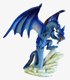 Realm Of The Dragons Large Ice Dragon - Dragon, HD Png Download, Transparent PNG