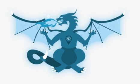 Cartoon Ice Dragon, HD Png Download, Transparent PNG