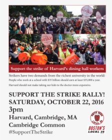 Harvard Strike Oct22 - Vector Security, HD Png Download, Transparent PNG