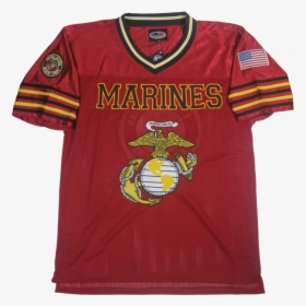 Marines Football Jersey With Usmc Ega Logo - Marines Jersey, HD Png Download, Transparent PNG