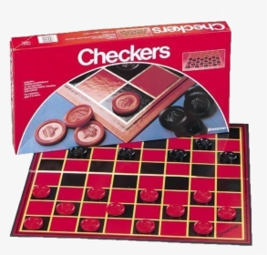 Checkers Game - Red And Black Board Game, HD Png Download, Transparent PNG