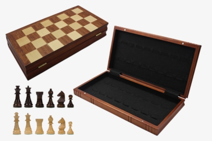 Wooden Checkers Board Game Backgammon Set - Chess Pieces, HD Png Download, Transparent PNG